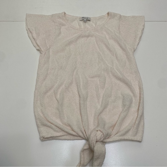 Madewell Tie-Front Marin Sweater Tee size XS - Picture 5 of 10